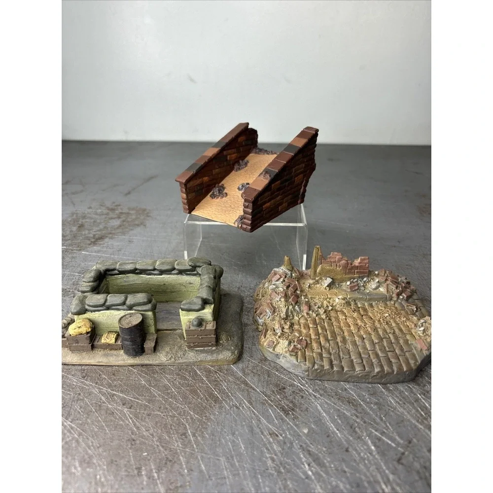 1:32 21st Century Toys Ultimate Soldier Diorama‎ Ruined Building Bunker Bridge